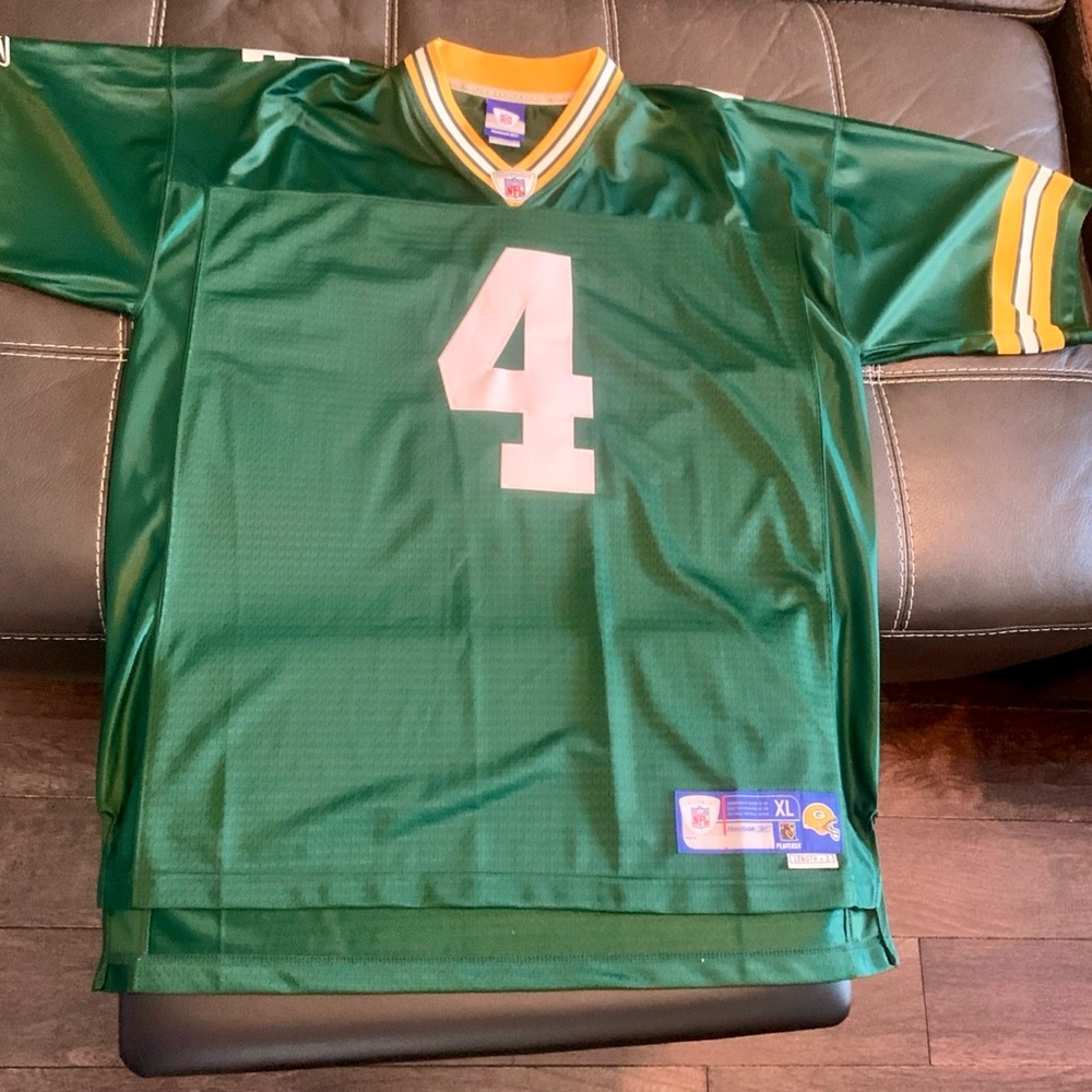 Brett Favre Jersey 54 Green Bay Packers vintage vtg Reebok NFL Football procut
